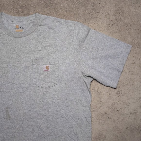 CARHART T SHIRT MENS GRAY 2XL TALL - Picture 3 of 4